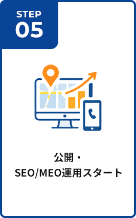 公開・SEO/MEO運用スタート